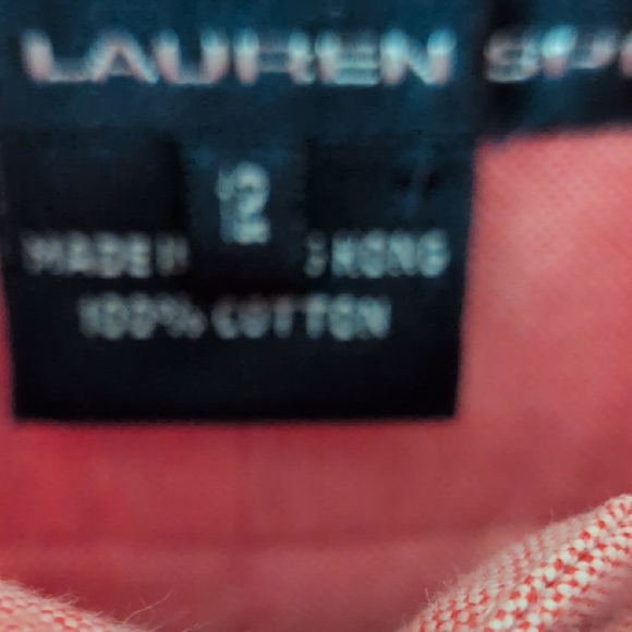 Ralph Lauren Pink Button-Down Shirt - Picture 6 of 7